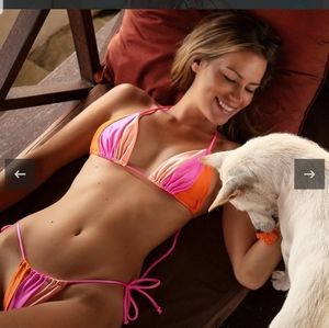 Block colors Tiga bikini set size M